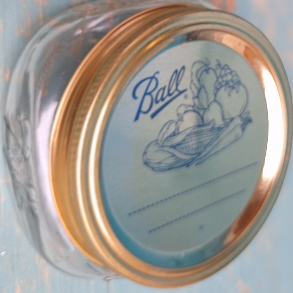 2 Ball Mason Jars Widemouth Glass Unique Size 250ml 500ML Jar w Lid Flat Short - Picture 11 of 16